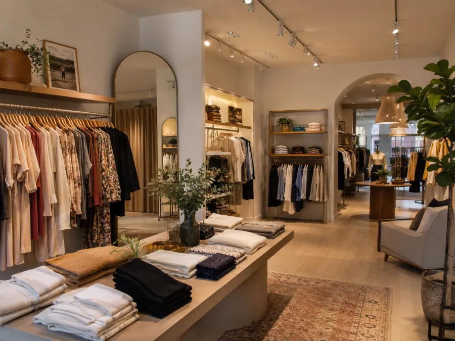 Interior de la tienda