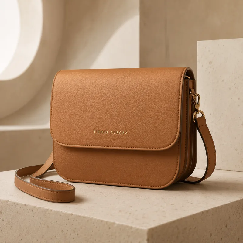 Bolso bandolera piel